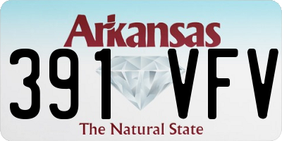 AR license plate 391VFV