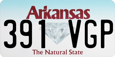 AR license plate 391VGP