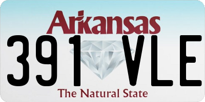 AR license plate 391VLE