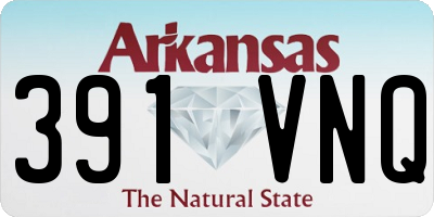AR license plate 391VNQ