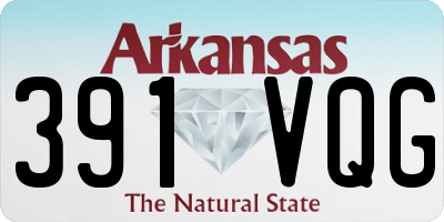 AR license plate 391VQG