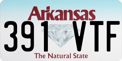 AR license plate 391VTF