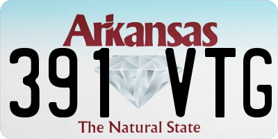 AR license plate 391VTG