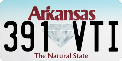 AR license plate 391VTI