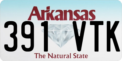 AR license plate 391VTK