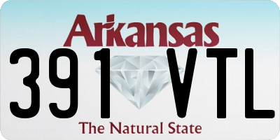 AR license plate 391VTL
