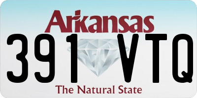 AR license plate 391VTQ