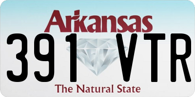 AR license plate 391VTR