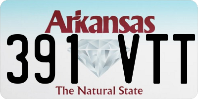 AR license plate 391VTT