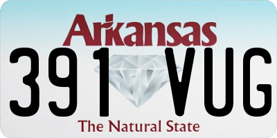 AR license plate 391VUG