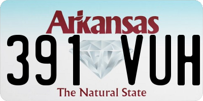 AR license plate 391VUH