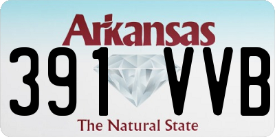 AR license plate 391VVB