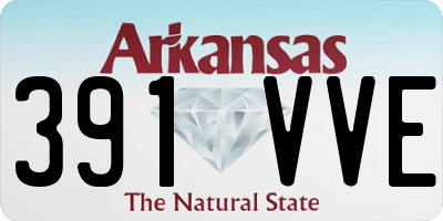 AR license plate 391VVE