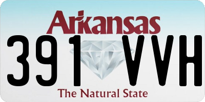 AR license plate 391VVH