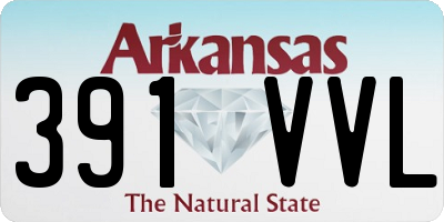 AR license plate 391VVL