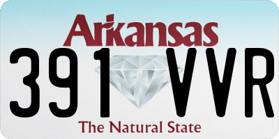 AR license plate 391VVR