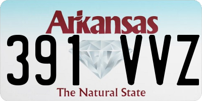 AR license plate 391VVZ