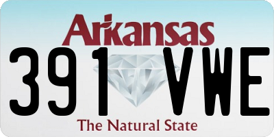 AR license plate 391VWE