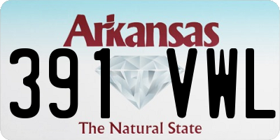 AR license plate 391VWL