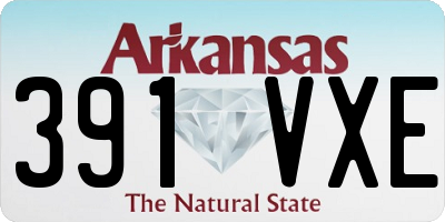 AR license plate 391VXE