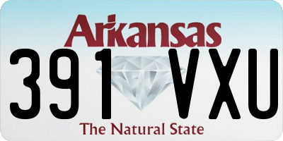 AR license plate 391VXU