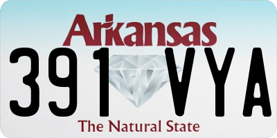 AR license plate 391VYA