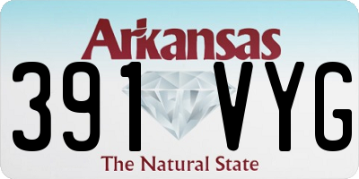 AR license plate 391VYG