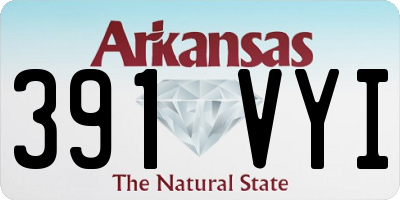 AR license plate 391VYI