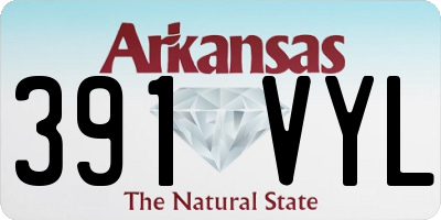 AR license plate 391VYL