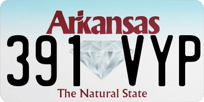 AR license plate 391VYP