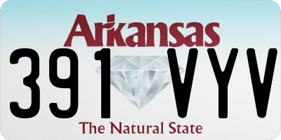 AR license plate 391VYV