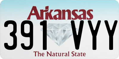 AR license plate 391VYY