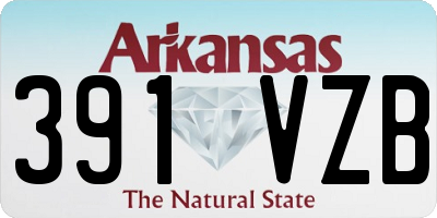 AR license plate 391VZB