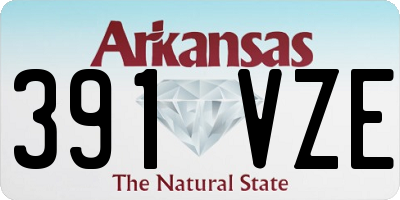AR license plate 391VZE