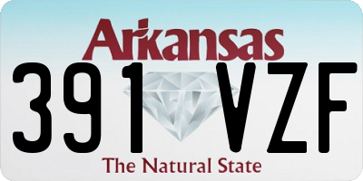 AR license plate 391VZF