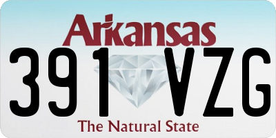AR license plate 391VZG