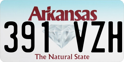 AR license plate 391VZH