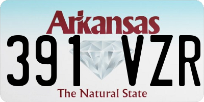 AR license plate 391VZR
