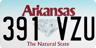 AR license plate 391VZU