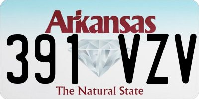 AR license plate 391VZV