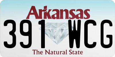 AR license plate 391WCG