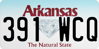 AR license plate 391WCQ