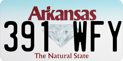 AR license plate 391WFY