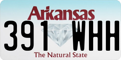 AR license plate 391WHH