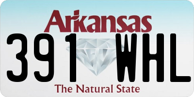 AR license plate 391WHL