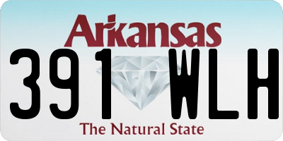 AR license plate 391WLH