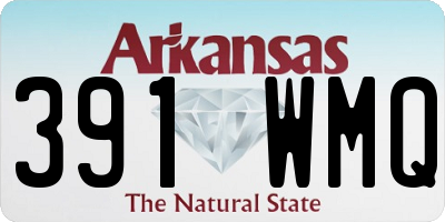 AR license plate 391WMQ