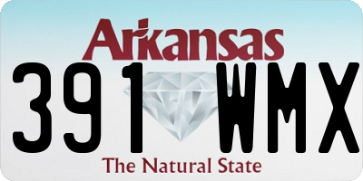 AR license plate 391WMX