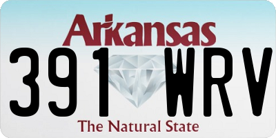 AR license plate 391WRV