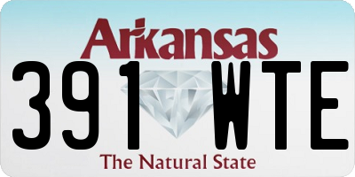 AR license plate 391WTE
